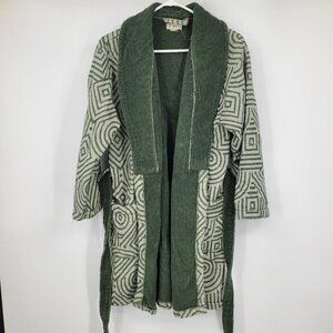 Sand Cloud Green Women's Terry Cloth Towel Material Bath Rob Size Small / Medium